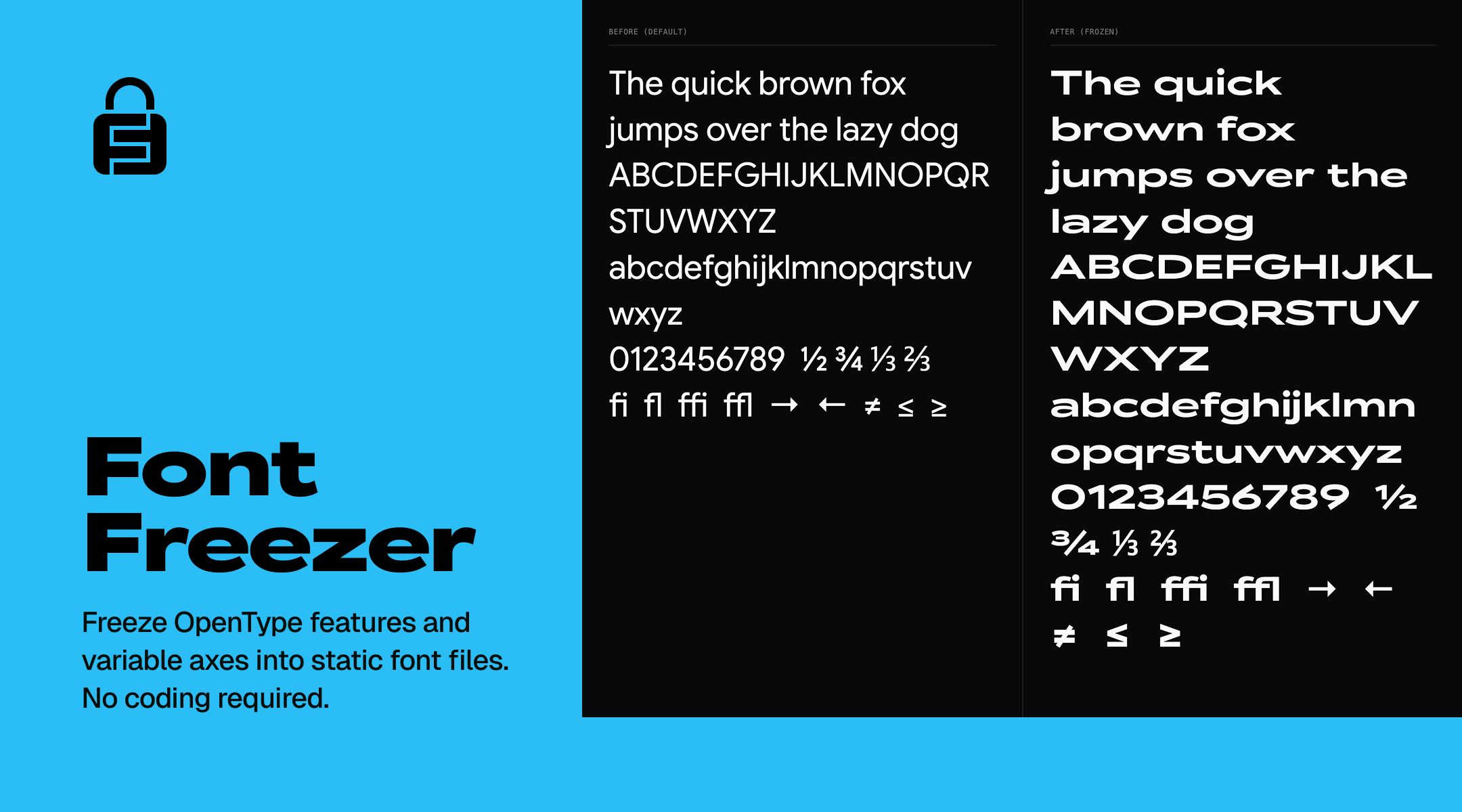 Font Freezer Preview
